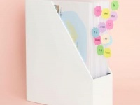 書類整理を極めよ。クリアファイル専用ふせん