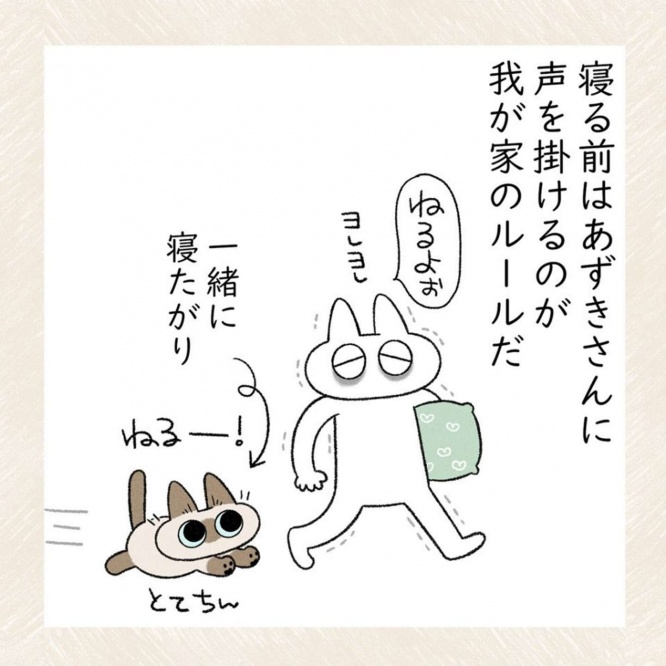 画像はのべ子とシャム猫あずきさん(＠yamanobejin)さんのツイートより、以下同