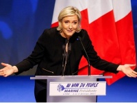 フランス「国民戦線」マリーヌ・ル・ペン党首（ロイター／アフロ）