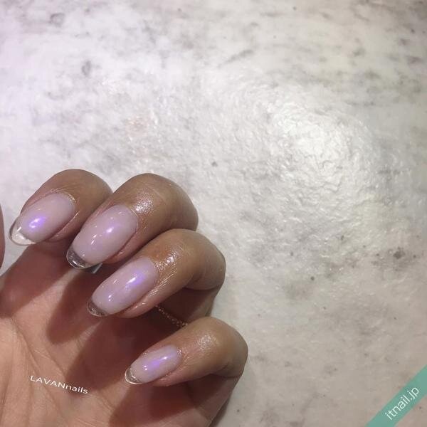 ピンクのオーロラがキュート♡