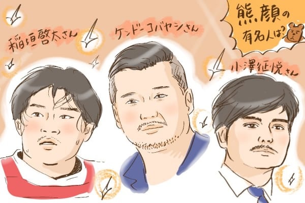 人相学で見る「熊顔」の特徴と性格