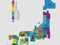 2014年の人口約10万人当たりの「防犯用設備・用品」登録件数による都道府県ランキング（NTTタウンページサイトより、以下同じ）