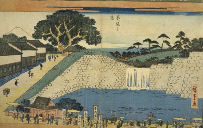 廣重東都坂盡 葵阪之図 画：歌川広重 出典：国立国会図書館デジタルコレクション