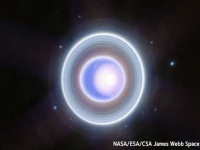 天王星の鮮明な環をジェイムズ・ウェッブ宇宙望遠鏡が撮影