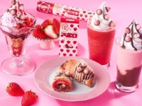 サンマルクカフェ×明治「アポロ」。チョコクロなど4種のコラボメニューが登場