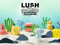 とってもキュートでハッピーなバスタイム！　LUSHが「スポンジ・ボブ」とのコラボ商品を発売