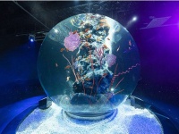 同館プレスリリースより、日本最大級かつ世界屈指の規模を誇る球体水槽「AQUA TERRA」