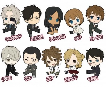 GANGSTA.ぺたん娘トレーディングラバーストラップ