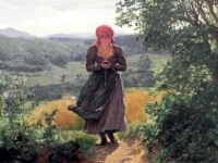 タイムトラベラーなのか？19世紀の絵画にスマホを手にした女性が描かれているミステリー