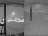 そして何も見えなくなった。カナダの積雪24時間を30秒で、に関する海外の反応