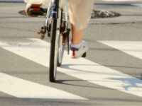 ロングスカートで自転車に乗っちゃって...（画像はイメージ）