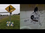 悪事だけどセンスは抜群！　世界の「標識」に描かれたラクガキをまとめた動画