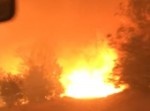 カリフォルニア大火災の現場で撮影された映像が大迫力！