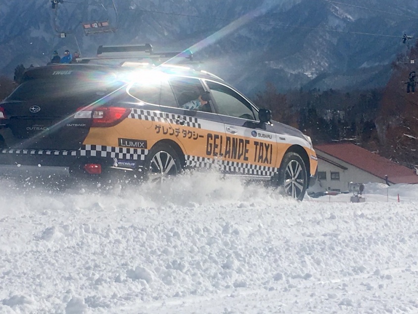 スバルのクルマが雪道を激走！？ゲレンデタクシー2018が今年も開催