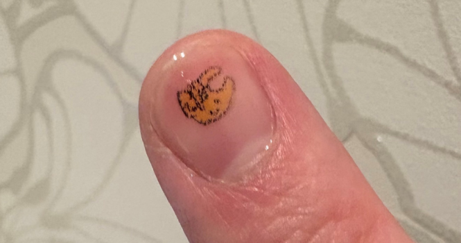 チョコザップでセルフネイルを試したら...結果に17万人困惑　「嘘だよな...？」「画質480pで草」