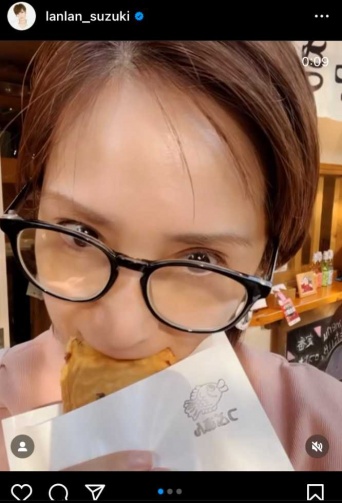 インスタグラム：鈴木蘭々(@lanlan_suzuki)より