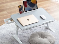 気分転換にぴったり！　どこでもテレワークできる「コンパクト折りたたみデスク」新発売