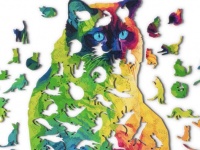猫の中にたくさんの小さな猫！猫を作るために猫を集める木製ジグソーパズルが販売中