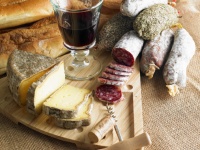 still life with red wine
