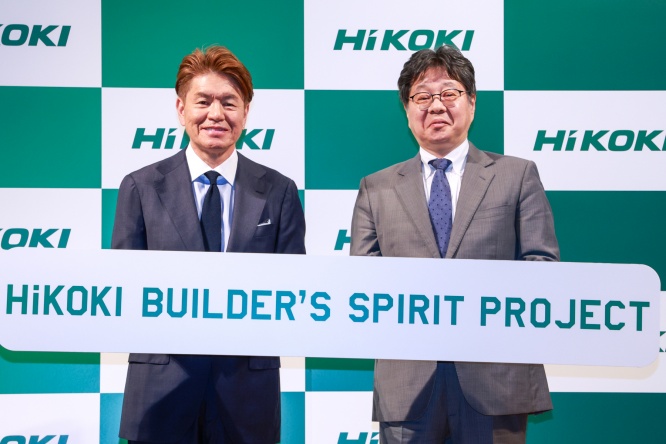 「いつか家を建てて終わりたい」ヒロミCCOが夢を語る！工機HD『HiKOKI BUILDER&#8217;S SPIRIT PROJECT』始動！「日本の職人応援隊長」にも就任