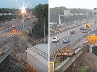 こういうの好き！週末の48時間で高速道路の下に70メートルのトンネルを作る工事を早回しで