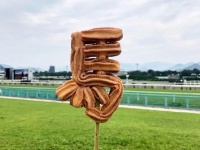 小倉競馬場に登場した「馬チュロス」