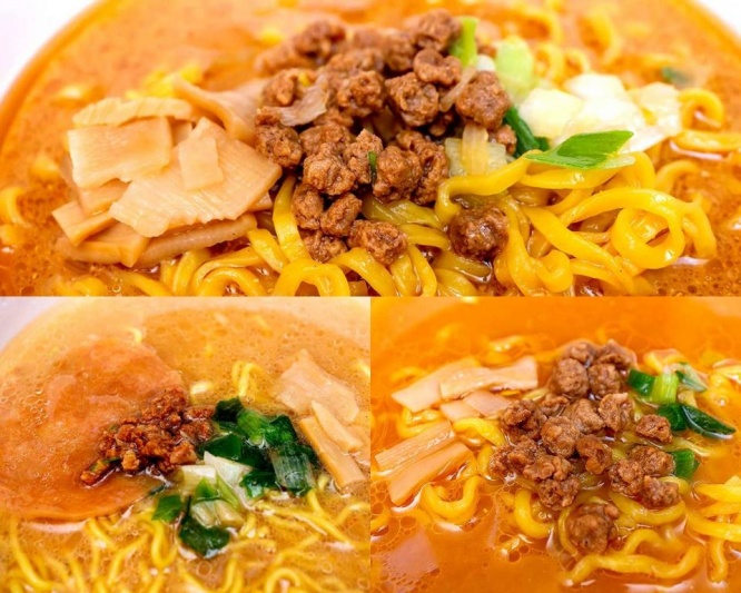 上がすみれ、左下が彩未、右下が純連