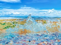 大自然の宝石箱や～！　琵琶湖の片隅で撮影された「時が止まったような写真」が美しすぎる