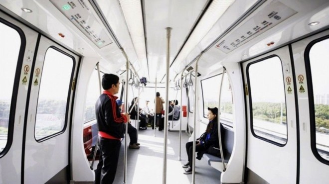電車の中