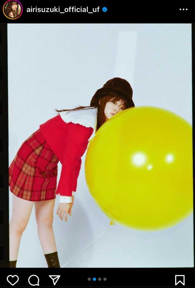 インスタグラム：鈴木愛理 (@airisuzuki_official_uf)