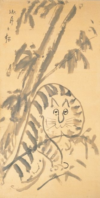 「龍虎図」のうち「虎図」19世紀【第 1 期展示】