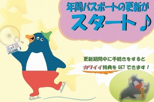 年間パスポート更新スタート