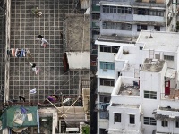 香港の建物の屋上にある、人々の日常のリアルを撮影した「コンクリートの物語」