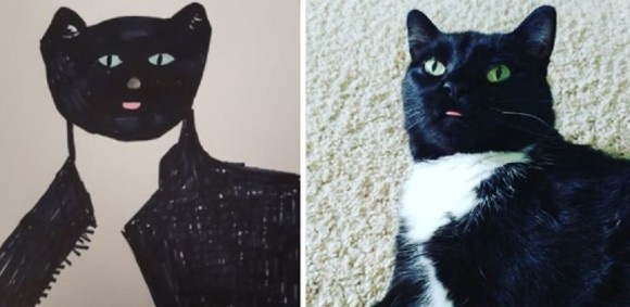 動物保護施設が寄付者にペットの似顔絵を提供。その似顔絵がいい味ですぎて希望者殺到（アメリカ）