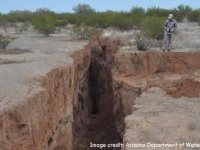 アメリカで地面が割れ、巨大な亀裂が続々と発生。原因は地下水の過剰なくみ上げ