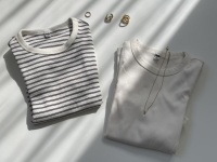 細見えがかなう！　この夏手に入れたいユニクロの「リブクルーネックT」がすごい