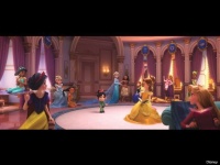 映画『シュガー・ラッシュ：オンライン』でディズニープリンセスが一堂に会した画像が初公開