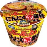 明星 ぶぶか大盛 にんにく辛豚骨らーめん 121g 1ケース(12食入)