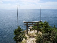 都久夫須麻神社から望む琵琶湖（「Wikipedia」より）