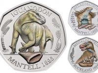 恐竜のコインだと！英国王立造幣局が50ペンス硬貨を3種の恐竜でデザイン