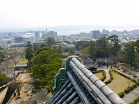 松江城から見た県都・松江市（variationblogrさん撮影、Flickrより）
