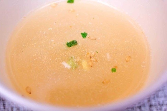 新登場の白湯スープ