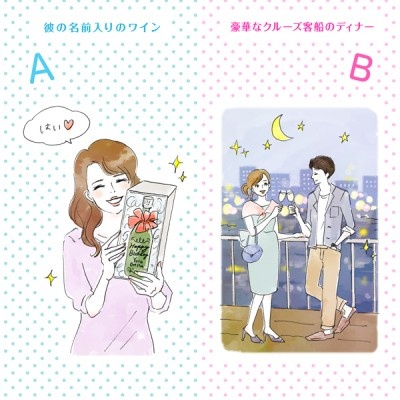 クイズに答えて「モテ度」をチェック！　 男性からモテる「サプライズ」どっち？