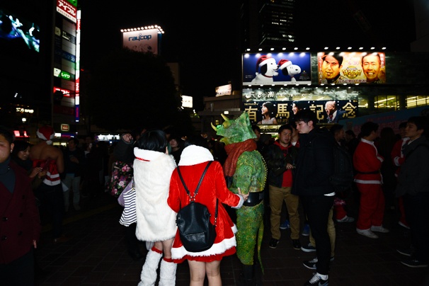 2015年渋谷のクリスマスの様子5