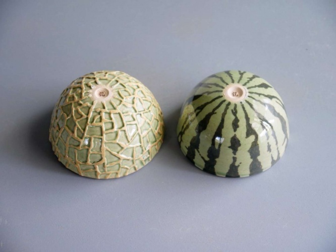 皮の模様まで精巧に表現（写真は悦さん提供）