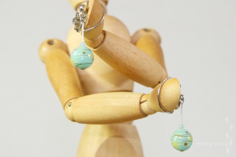 ガラスのヨーヨーアクセサリー