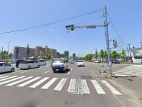 ここが六丁目交差点（C）Google