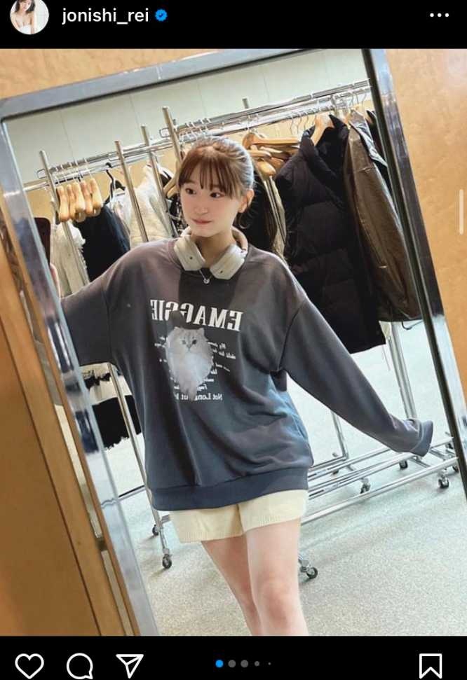 Instagram：上西怜(@jonishi_rei)より