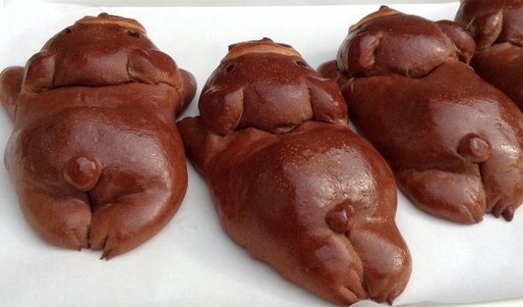 ぷりっとしたおしりがキュートだ