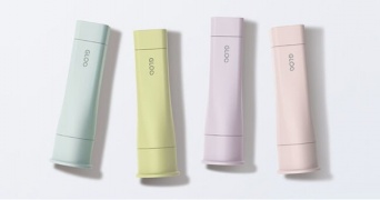 シアーカラーでおしゃれに。四角く塗りやすいスティックのり「GLOO」新色登場